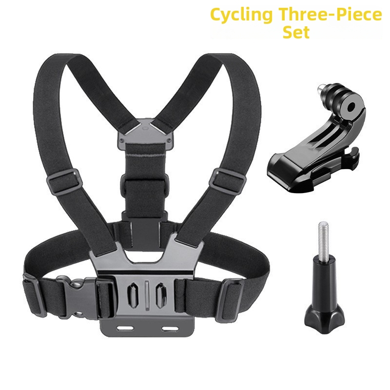 Sports Camera Chest Strap, Phone FPV Shooting Head Mount, Electric Motorcycle Riding Bracket
