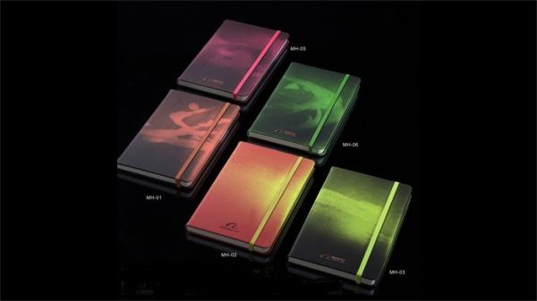 Sewing Glue Binding Custom Journal Notebook Special Thermo Pu Leather Cover Design