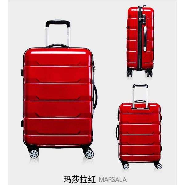 2017 New Design abs pc travel luggage new fashion ABS/PC luggage set