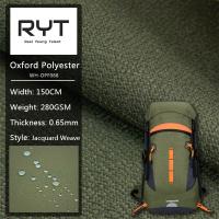 Impermeável elegante tecido poliéster 100% da tela durável para bolsas do equipamento de pesca e o outro produto