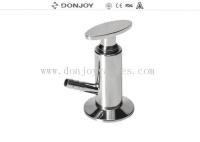 Válvula de muestreo elíptica de acero inoxidable sanitario Conexión sujetada SS304 / ss316L Gaseador PTFE