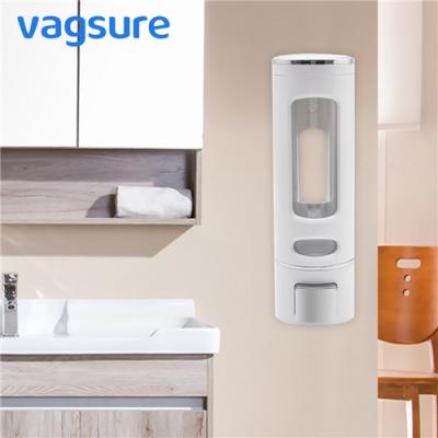Hand Press Wall Mounted Liquid Soap Dispenser 400ML Volume With Visible Window