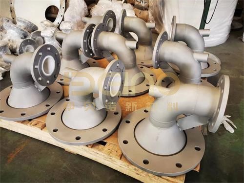 Ceramic Lined Pipe Fittings Lithium Battery Lined With Ceramic Tube