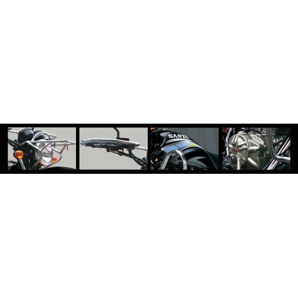4 Stroke Dirt Street Motorcycle , Automatic Dual Sport Motorcycle Gas / Diesel Fuel