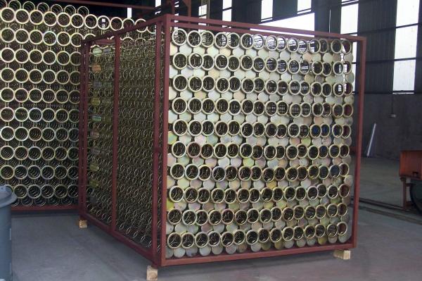 Carbon Steel Baghouse Filter Bag Cages High Strength Customized Size