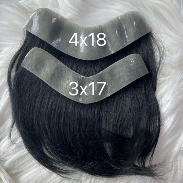 Lata Calva Homem Toupee Cabelo Humano Substituto Real Super Fina
