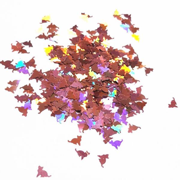 OEM Wedding Occasion Shaped Nail Glitter Shape Cat Glitter Polyester Glitter Shapes Made by Professional
