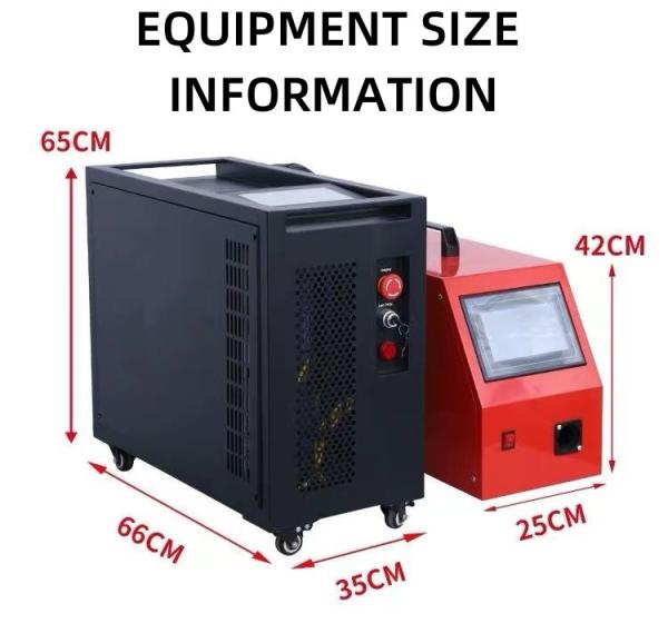 Raycus / Max オプションファイバーレーザー溶接機 1500W ポータブル空気冷却 手持ち