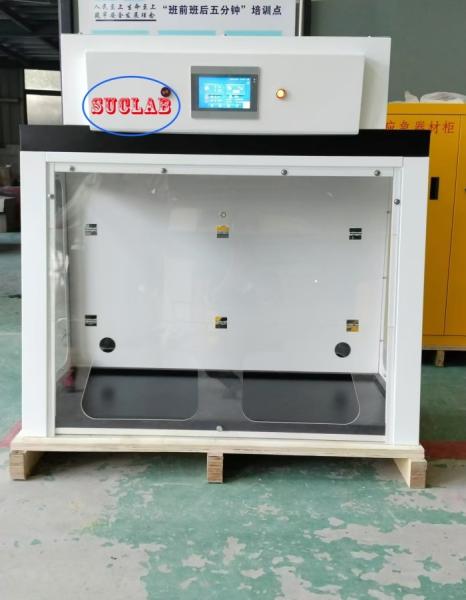 LCD Touch Screen Control System Filter Fume Hood Manufacturer for Phenolic Worktop Meeting Customer Requirements
