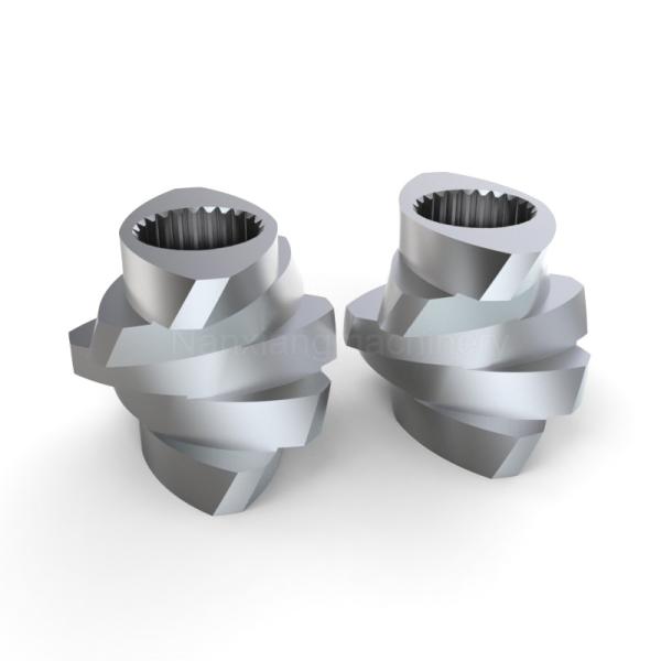 Heat Treated TDK Screw Element DIN Twin Screw Extruded Parts For Chemical Industry