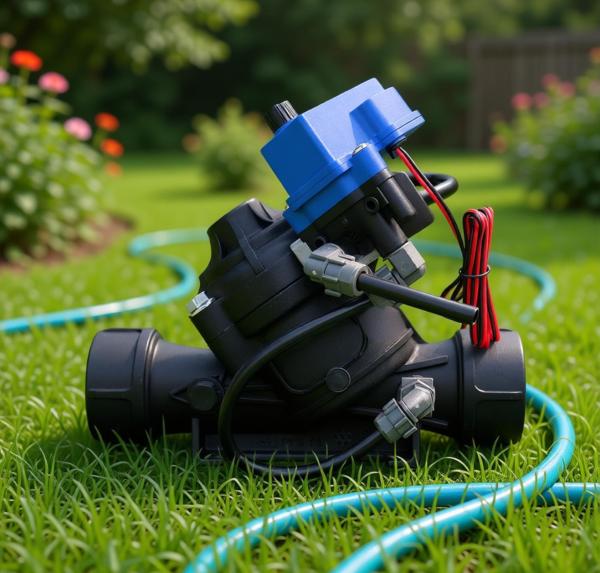 Industrial Grade 2In Nylon Solenoid Valve,PA66 Reinforced Corrosion Resistant Irrigation Control Valve for Smart FarmFertigation
