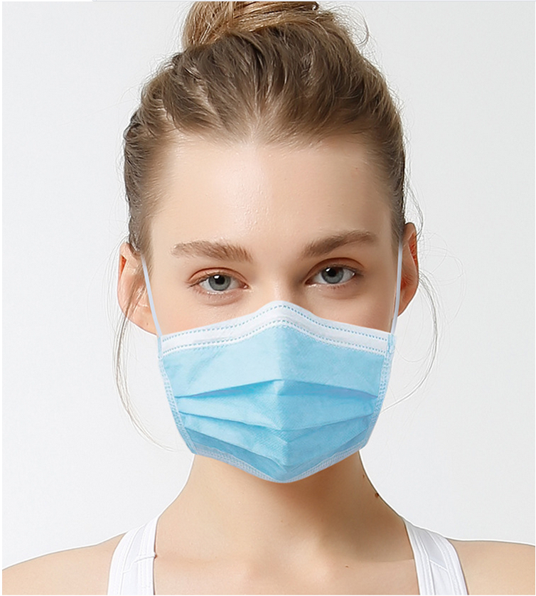 Fabric EN14683 Filter Rating 99% Standard Earloop Face Mask