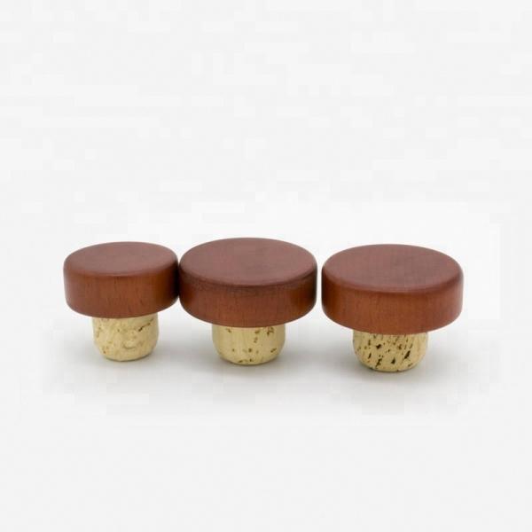 Bouchon en bois fabriqué à partir de bois massif naturel et de liège