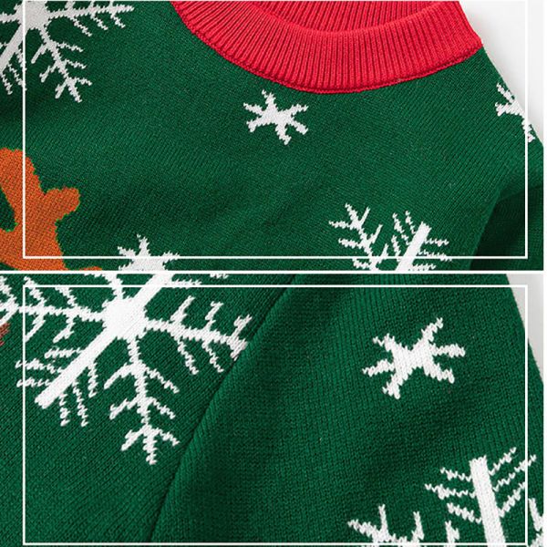 Fall Winter Children Clothes Toddler Pullover Cartoon Sweaters Knitted Christmas Sweater For Kids