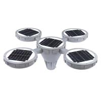 3-5 Horas Tempo de Carregamento Alumínio 20W 30W 40W IP65 Iluminação Urbana Solar LED Iluminação de Jardim Para Paisagens E Pátios