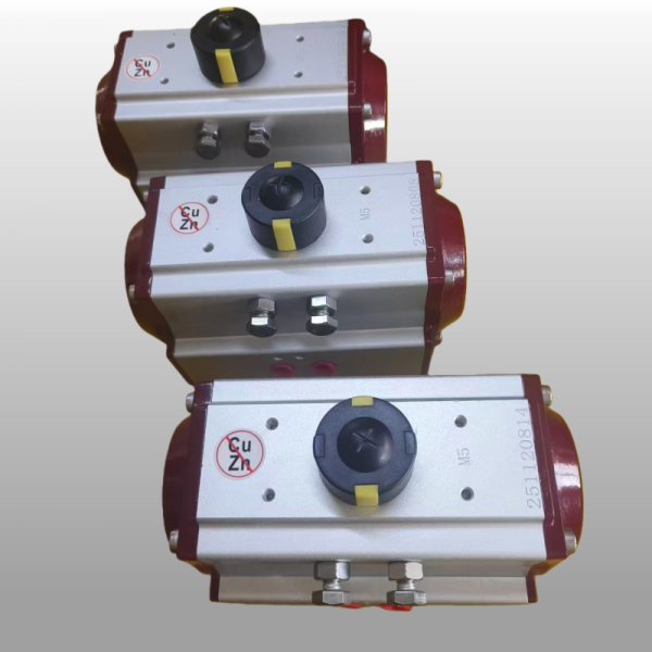 Rack And Pinion Actuator Aluminum Double Acting Pneumatic Rotary Actuator Atuador Pneumático Rotativo De 90 Graus