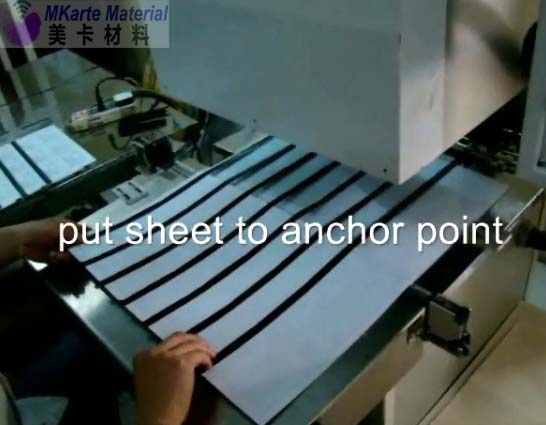Прокатанная магнитная полоса PVC 0.05mm HICO покрыла верхний слой