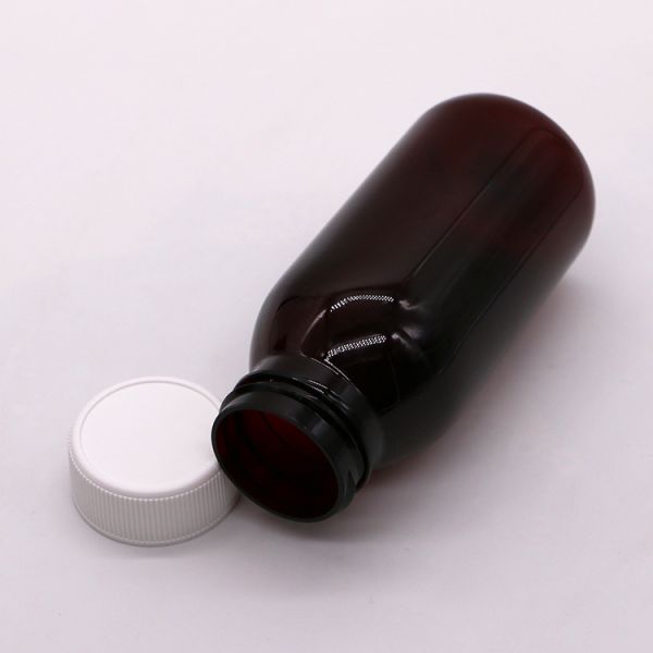 Стерильный сироп от кашля для полости рта 180 мл с пестрым крышкой