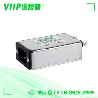 CE TUV ROHS da fase monofásica de Emi Power Line Filter 3A do soquete do IEC
