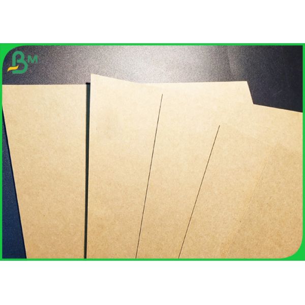 Повторно использованная пульпа 200г 230г ФСК одобрила бумагу Брауна Крафт для делать обложки книги