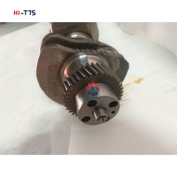 Hi-TTS Forged Steel Crankshaft for 6BT/6BT5.9 Excavator Diesel Engine Part Guangdong Origin Whit Gear Part Numbers 5313645