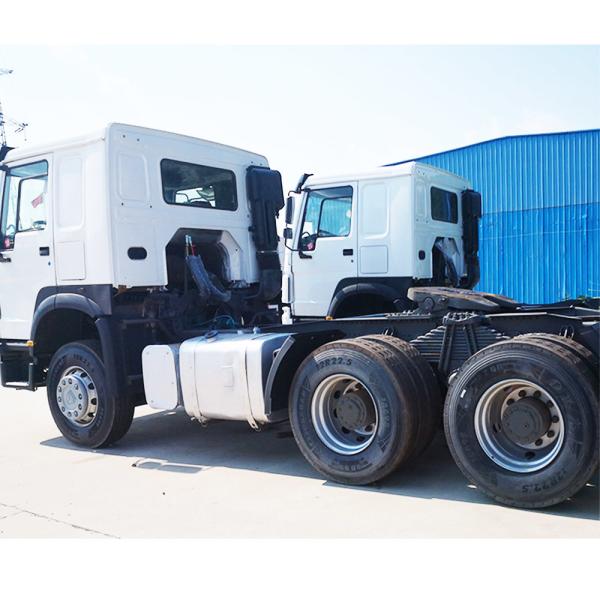HW76 Used Howo 371 Tractor Head 6800mm 10 Wheel  6x4 Tractor Head