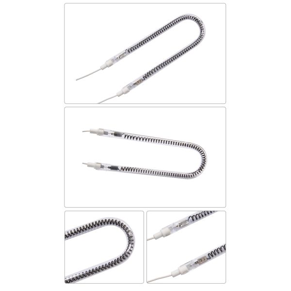 Customizable Carbon Fiber Infrared Heating Lamp with 1100-2600°C Filament Temperature and 5000 Hours Service Life