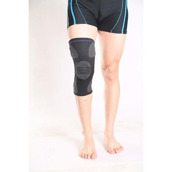 2020 New Arrivals 3D Knitted Elastic Nylon knee supports Sleeve Compression Sports Knee brace