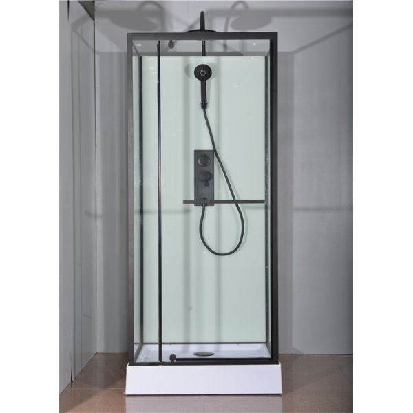 Fashion Pivot Door, Corner Shower Stalls , Square Shower Cabin with white acrylic tray