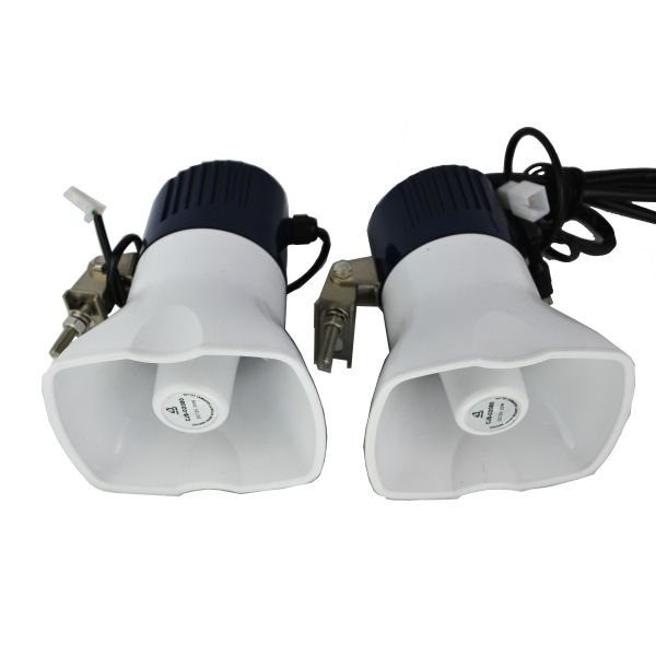 рожок диктора сирены полиции 20В*2 с микрофоном для системы ПА мотоцикла