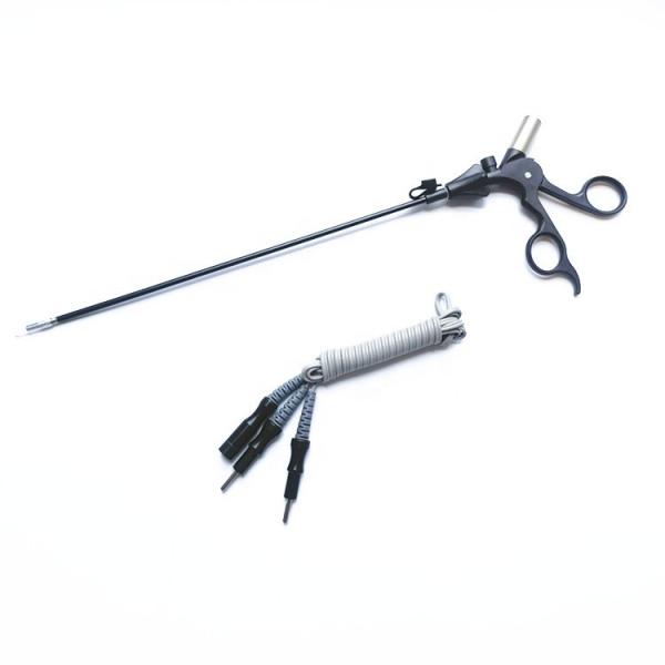 Cabos de coagulação bipolar reutilizáveis de 330 mm de comprimento para instrumentos cirúrgicos laparoscópicos