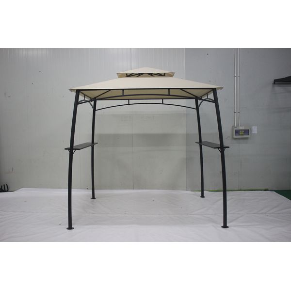 Customizable Metal Frame Garden BBQ Grill Gazebo for Outdoor Entertaining