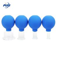 4pcs Moisture Absorber Anti Cellulite Vacuum Cupping Cup Silicone Family Facial Body Massage Therapy Cupping Cup Set
