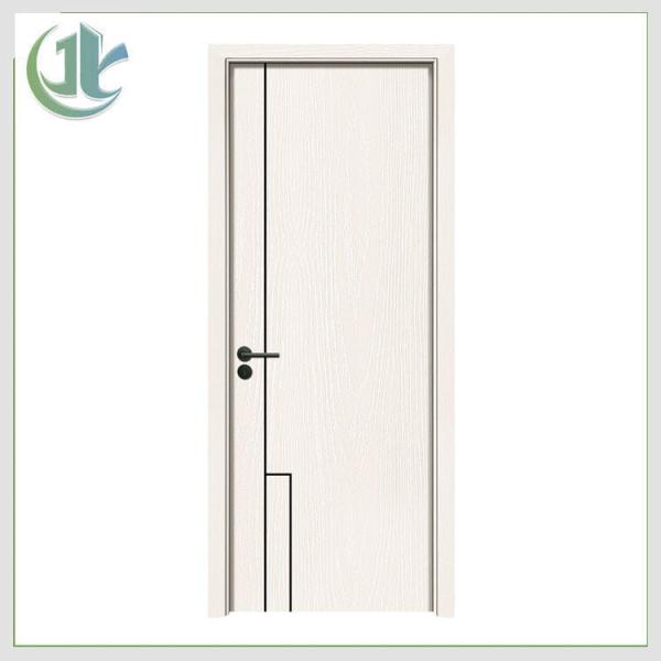 Plastic Interior WPC Hollow Door Heat Insulation Eco Friendly Hotel Use