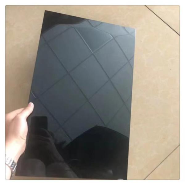 304 Black Mirror  0.8*1219*3048mm Color Decorative Stainless Steel Sheet For Wall Cladding Decoration