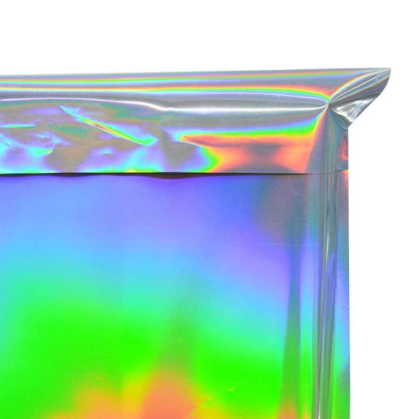 50um поли металлические грузя конверты, 4,3 отправителями 6.2in голографическими поли