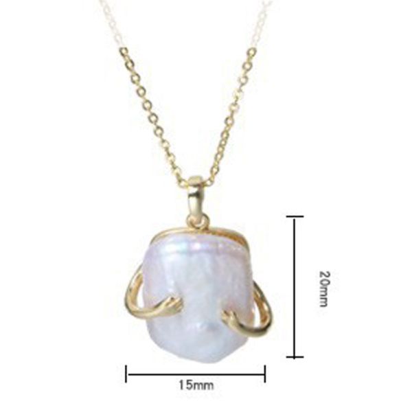 Unique Crosses Pendant Necklace For Women Natural Freshwater Pearl Beads Natural Pearl Necklace Jewelry Set