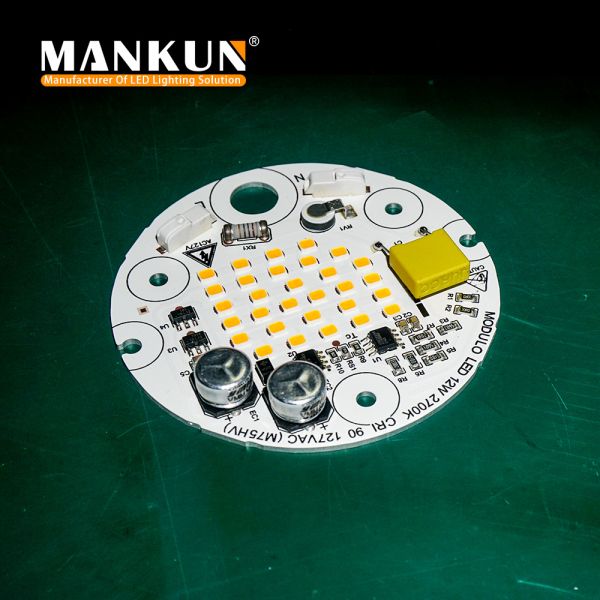 2700K CRI90 Dimmable LED Module Flicker AC127V Desk Light 12W Triac DOB Module