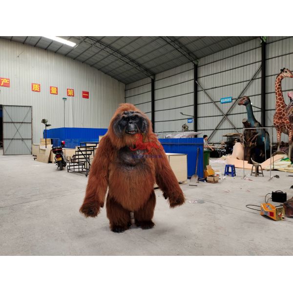 Adult Gorilla Costume Realistic Orangutan Suit For Theme Park