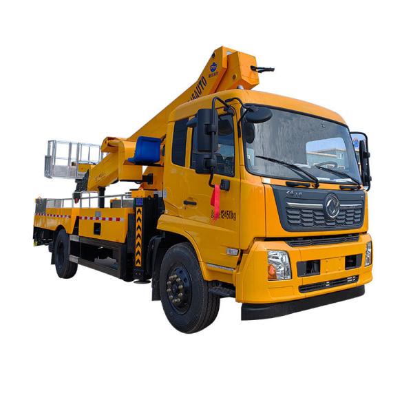 Export 32m Dongfeng Euro 2 High Altitude Operation Platform Truck Mounted Crane Vehicle