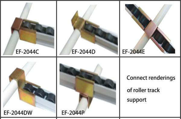 Black / Golden Metal Roller Track Joint / Connectors 28mm Coated Pipes