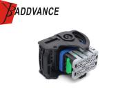 Prenda impermeable negra femenina de Molex 64319-1211 32 Pin Wiring Harness Cable Connector