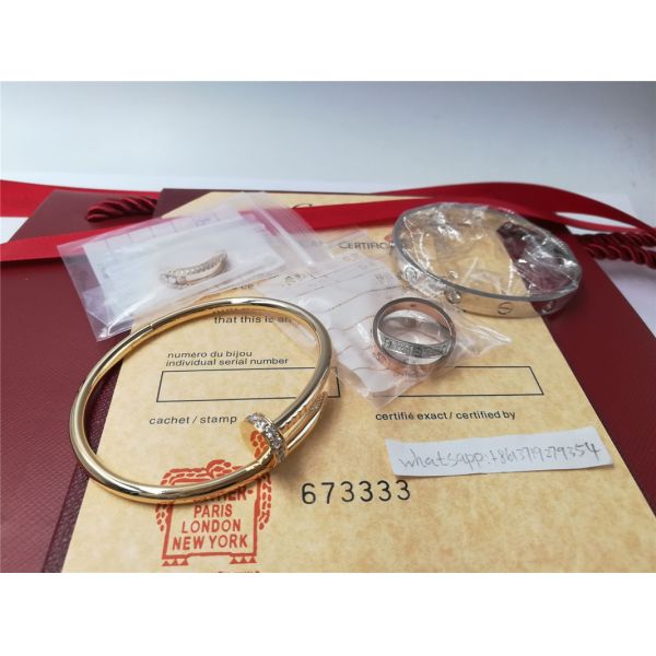 C   love bracelet 18k gold  white gold yellow gold rose gold bracelet  Jewelry factory in Shenzhen, China