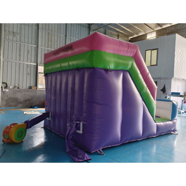 Commercial 0.55 Pvc Digital Printing Inflatable Dry Slide Mickey Mouse Cartoon Inflatable Castle For Outdoor For Kids