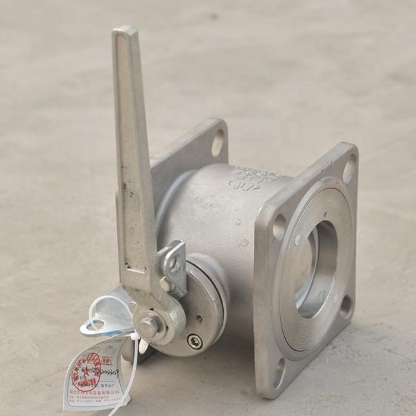 1.6Mpa Nominal Pressure Stainless Steel Square Ball Valve for Oil Tank Truck Accessories 4 Inch Square Flange Shape