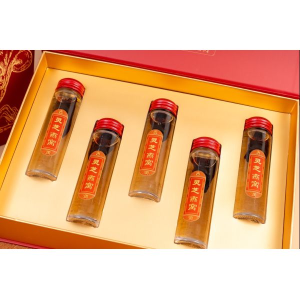 Bebida de bienestar para el apoyo diario Nido de pájaro natural y Reishi Tónico Nutritivo Superdrinca de hierbas sin aditivos