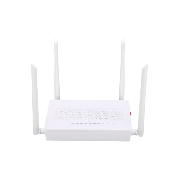 4GE 2.4G / 5G WIFI POTS CATV GPON ONU Modem SC Single Mode Single Fiber