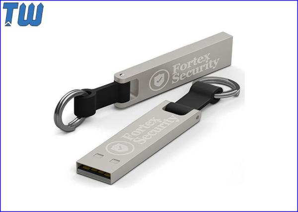 Silicon Key Ring Slim USB memory stick 32GB USB Drives Custom Logo Printing