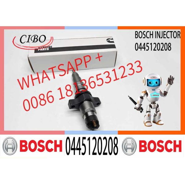 Diesel Engine Spare Parts Fuel System High Pressure Common Rail Injector Assembly 0445120208 0445120032 0445120238