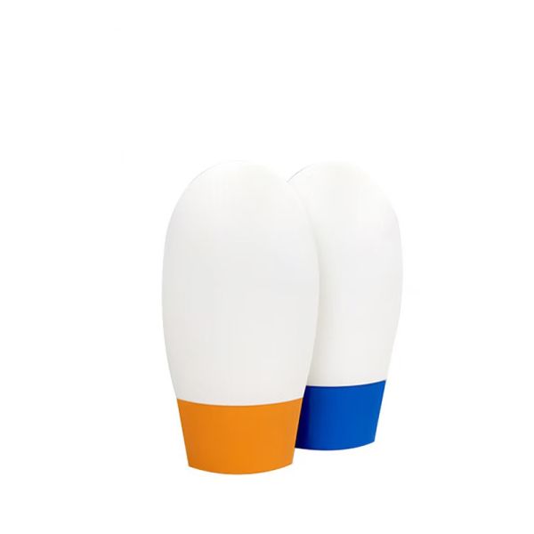 Envasado con tubos de plástico plano para protector solar Preme botella de crema para el cuidado de la piel